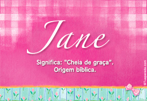 Significado do nome Jane