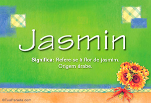 Significado do nome Jasmin