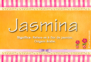 Significado do nome Jasmina