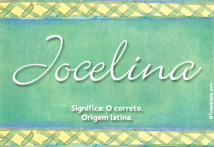 Significado do nome Jocelina