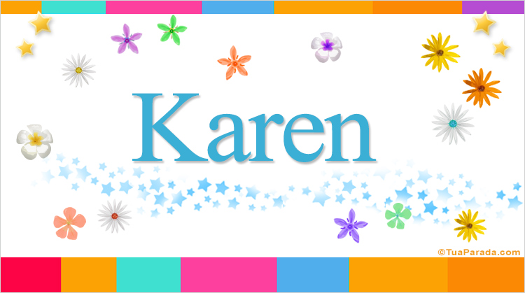 Nombre Karen, Imagen Significado de Karen
