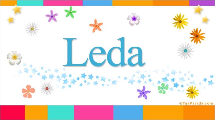 Nombre Leda, Imagen Significado de Leda