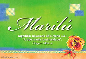 Significado do nome Marilú