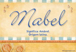 Significado do nome Mabel