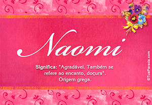 Significado do nome Naomi