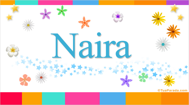 Nombre Naira, Imagen Significado de Naira