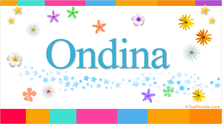 Nombre Ondina, Imagen Significado de Ondina