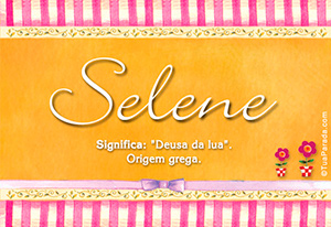 Significado do nome Selene