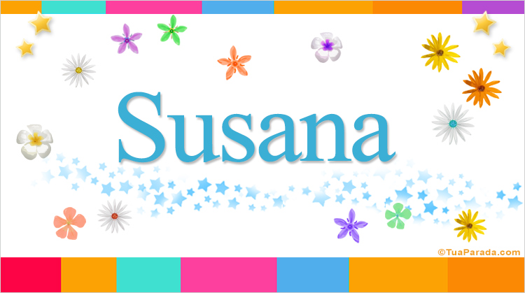 Nombre Susana, Imagen Significado de Susana