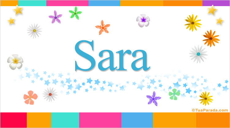 Nombre Sara, Imagen Significado de Sara