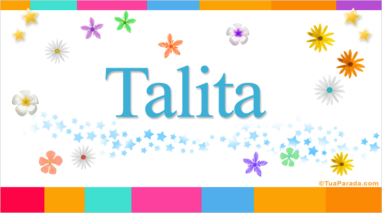 Nombre Talita, Imagen Significado de Talita