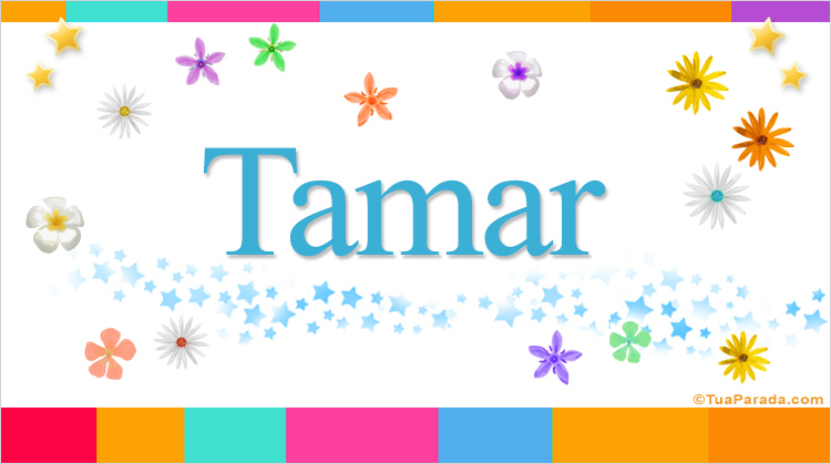 Nombre Tamar, Imagen Significado de Tamar