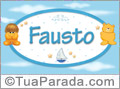 Nomes de bebê: Fausto