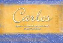 Significado do nome Carlos