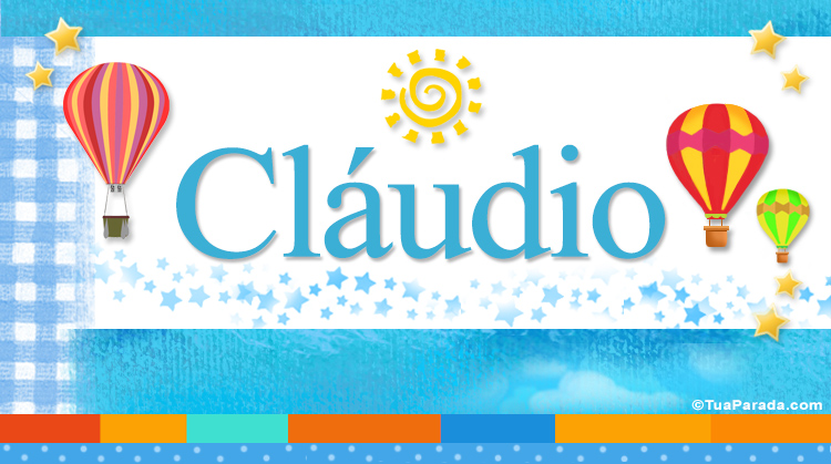 Nombre Cláudio, Imagen Significado de Cláudio