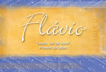 Significado do nome Flávio