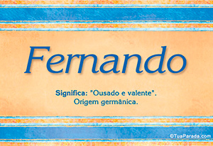 Significado do nome Fernando