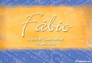 Significado do nome Fábio