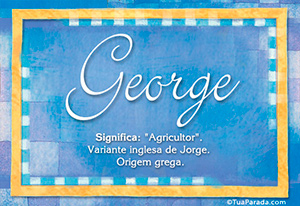 Significado do nome George