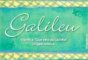 Significado do nome Galileu