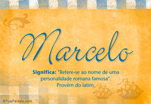 Significado do nome Marcelo