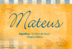 Significado do nome Mateus