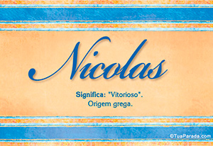 Significado do nome Nicolas