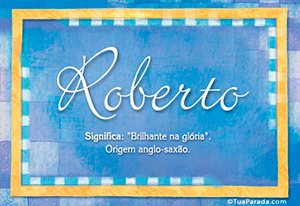 Significado do nome Roberto