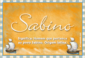 Significado do nome Sabino