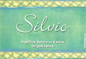 Significado do nome Silvio