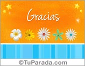 Tarjeta de agradecimiento