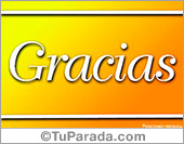 Gracias