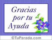 Gracias por tu ayuda.