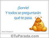 Frase para redes sociales - Sonríe