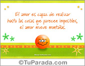 El amor mueve montañas
