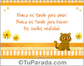 Nunca es tarde