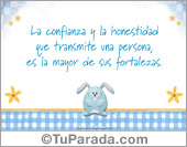 La confianza y la honestidad