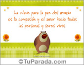 La clave para la paz del mundo
