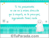 Si tus pensamientos...