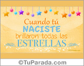 Cuando tú naciste