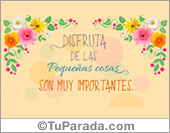 Las pequeñas cosas