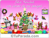 Tarjeta de Navidad para amigas