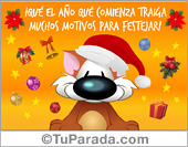 Tarjeta de felicidades y buenos deseos