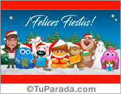 Felices fiestas con cariño