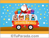 Saludo navideño con Papá Noel