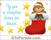 Tarjeta de Navidad con sorpresas