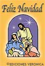 Tarjeta de pesebre navideño
