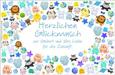 Gluckwunsche Zur Geburt Geburten E Cards