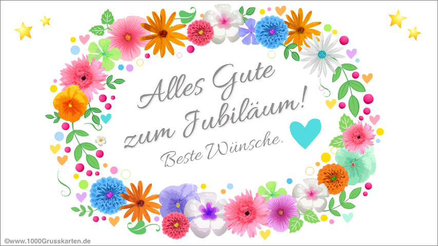 Jubilaum E Karte Jubilaen E Cards