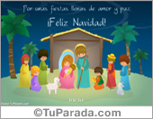 Tarjeta de Pesebre